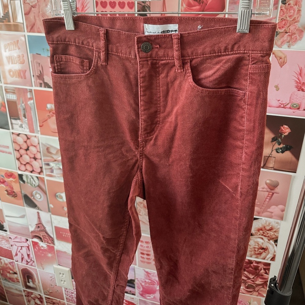 Red Loft Pants - Picture 4 of 4